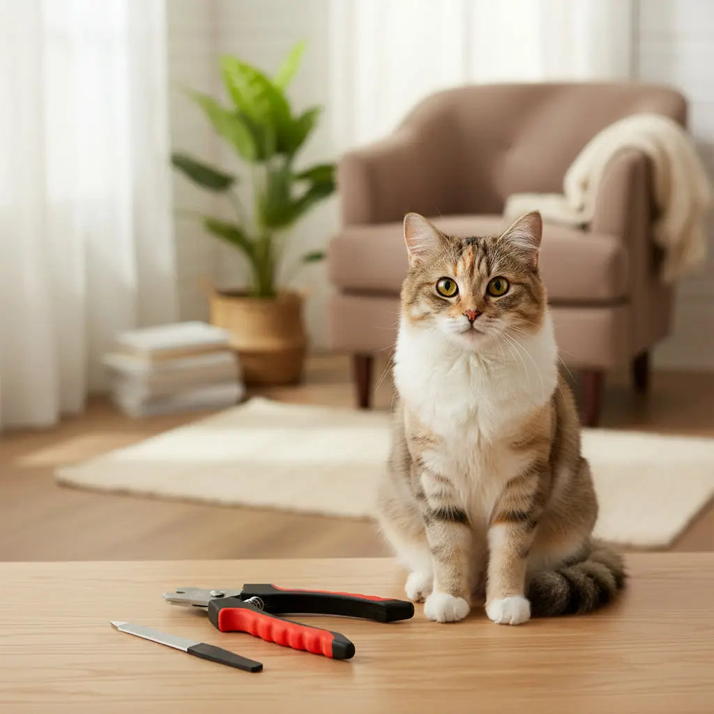 Ciseaux à griffes pour chat – Sécurité et précision cj